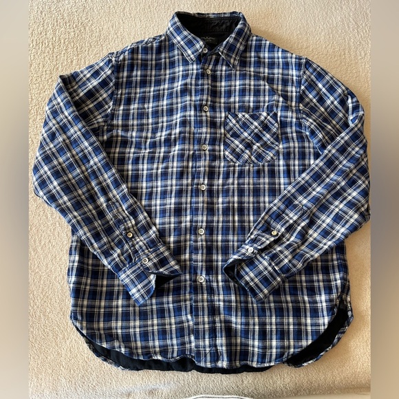 Rag & Bone Men’s Flannel Beach Shirt L - Picture 3 of 14